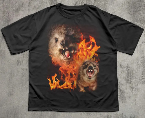 Funny rock hyrax fire meme - funny,